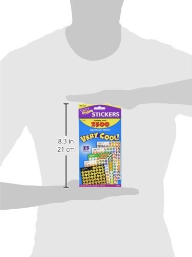 TREND enterprises, Inc. Very Cool! superShapes Stickers Variety Pack, 2500 ct - Image 4